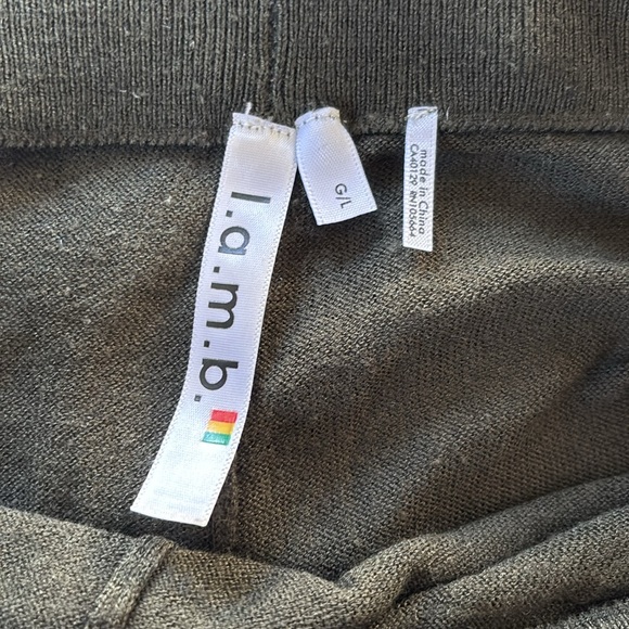 l.a.m.b. Drop Crotch Harem Silk/Cashmere Joggers - Picture 8 of 8